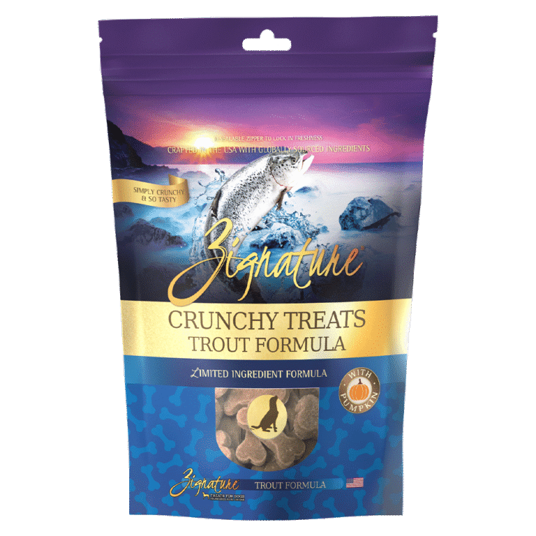Zignature Ziggy Bar Grain Free Dog Treats: 12 oz