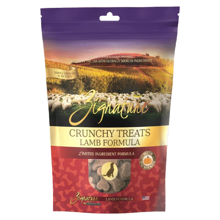 Zignature Ziggy Bar Grain Free Dog Treats: 12 oz