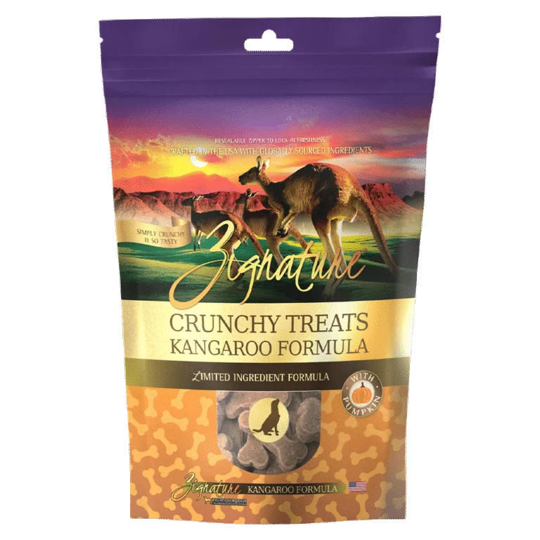 Zignature Ziggy Bar Grain Free Dog Treats: 12 oz