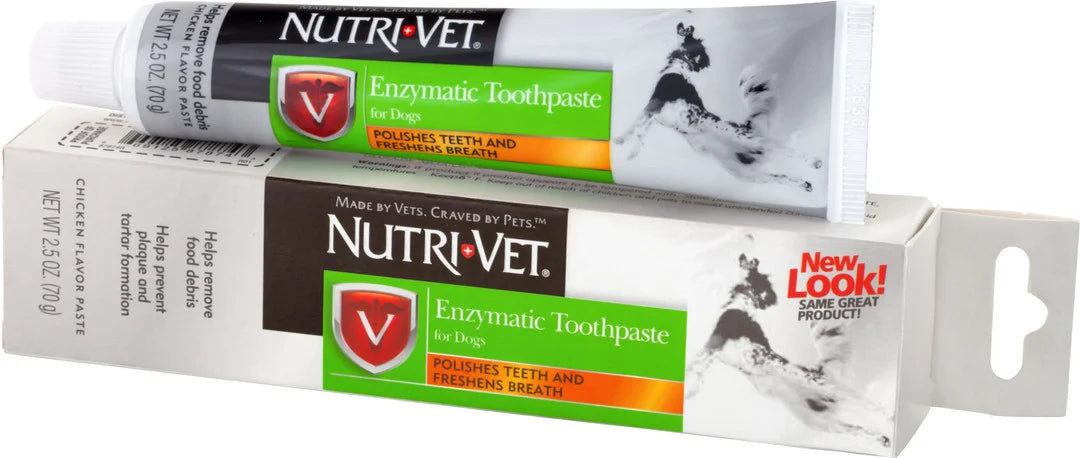 Nutri-Vet Enzymatic Toothpaste For Dogs Chicken - 2.5 Oz