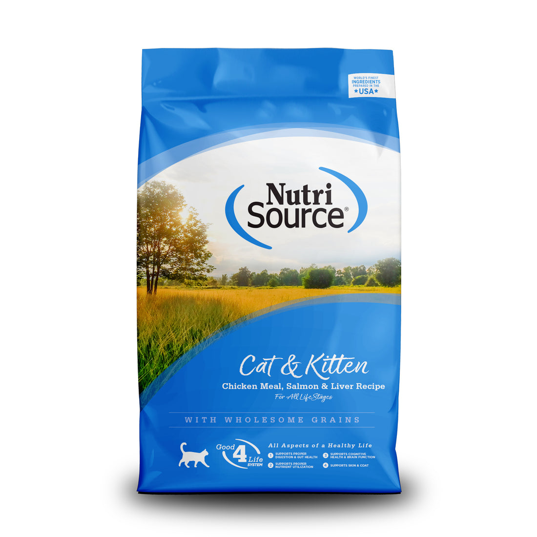 Nutrisource Chicken Salmon Liver Dry Cat Food: 4 lbs