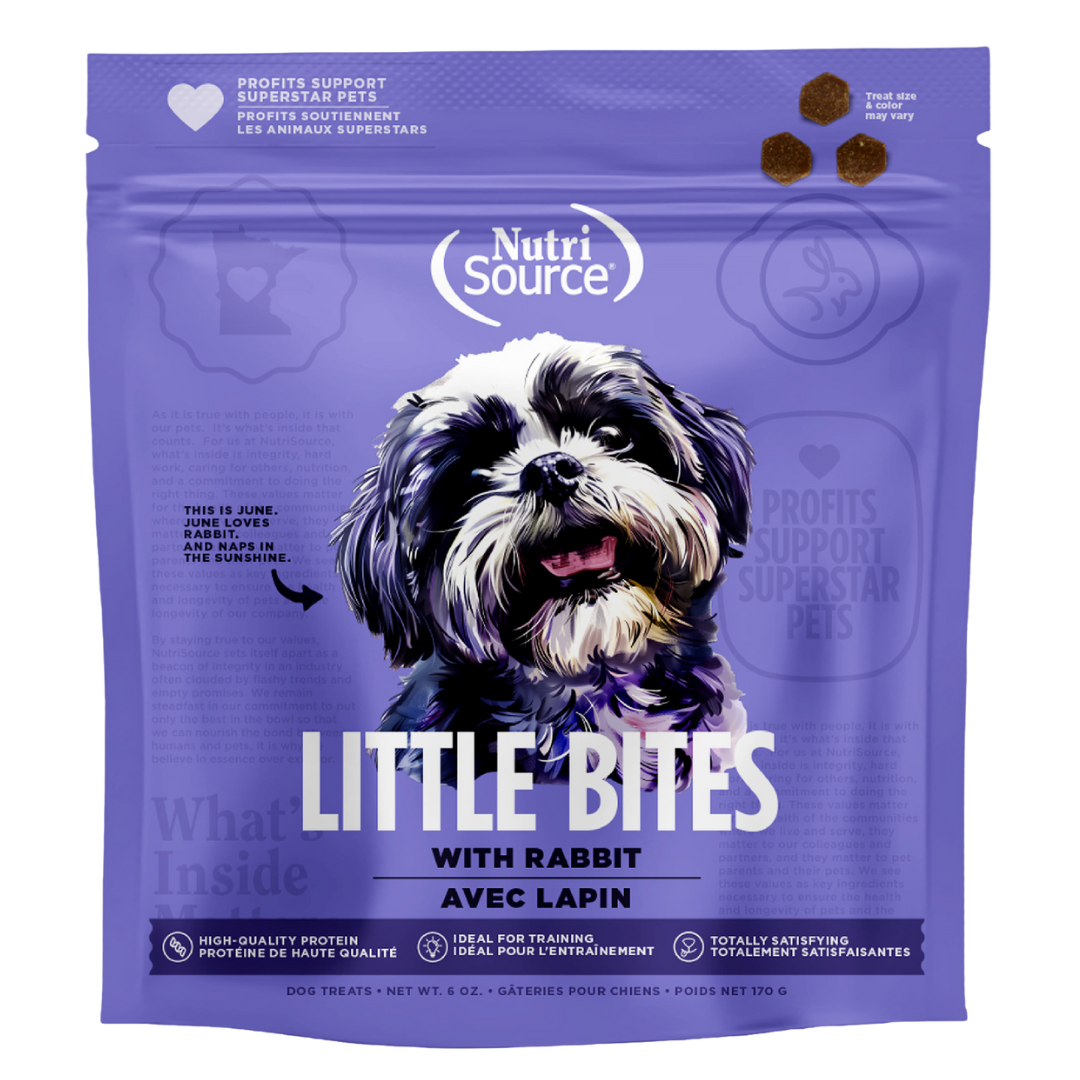 NutriSource Little Bites Rabbit Dog Treat