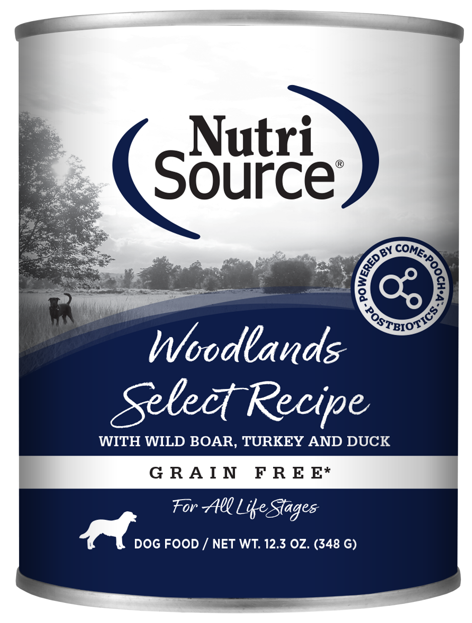 NutriSource Woodlands Select Grain Free Wet Dog Food
