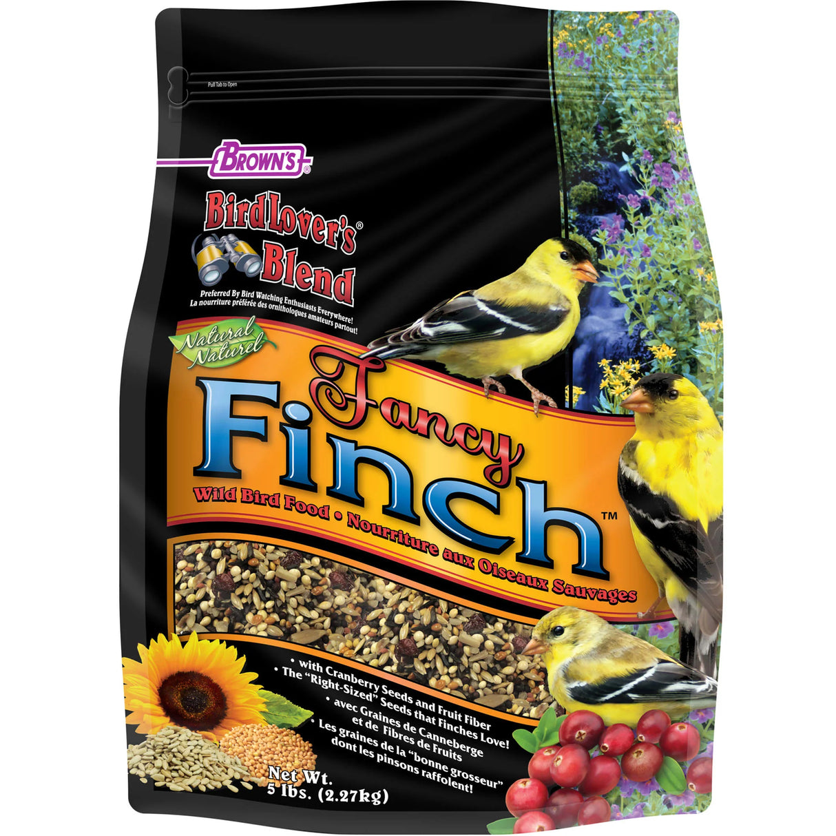Browns Bird Lovers Blend Fancy Finch Seed: 5 lbs