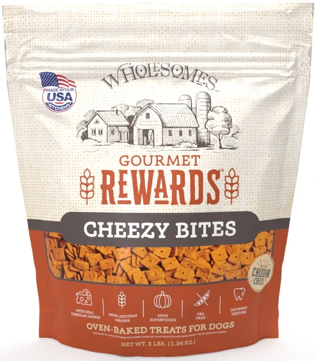 Wholesomes Rewards Cheese Biscuit Dog Treats: 3 lbs
