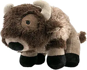 Tall Tails Plush Squeaker Buffalo Dog Toy 9"