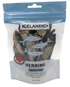 Icelandic+ Whole Dried Herring Dog and Cat Treats