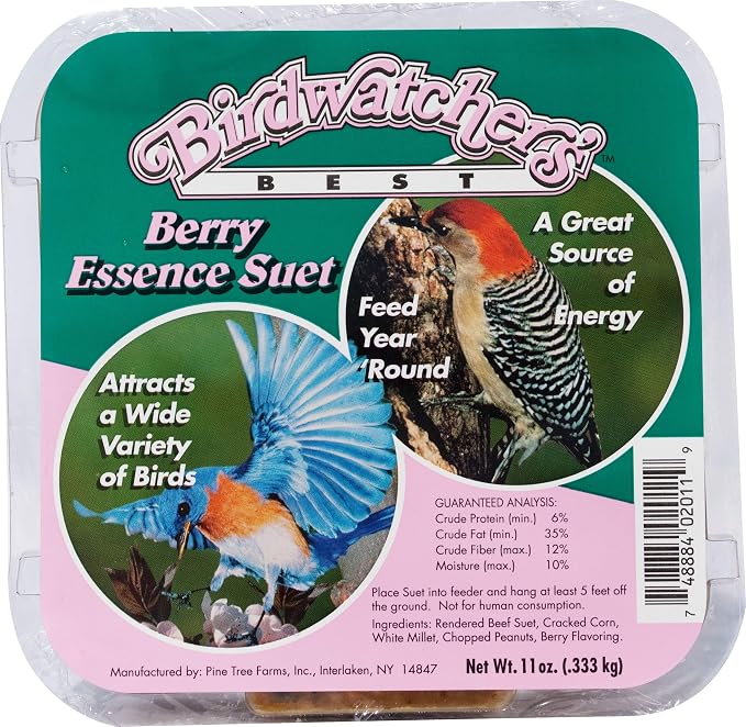 Birdwatchers Best Suet Berry: 11 oz