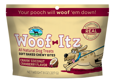 ANP Woof-Itz Coconut Cranberry Dog Treats: 8oz