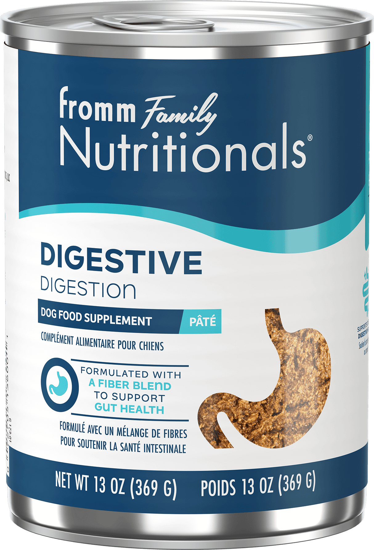 Fromm Nutritionals Digestive Supplement Pâté Canned Dog Food: 13 oz