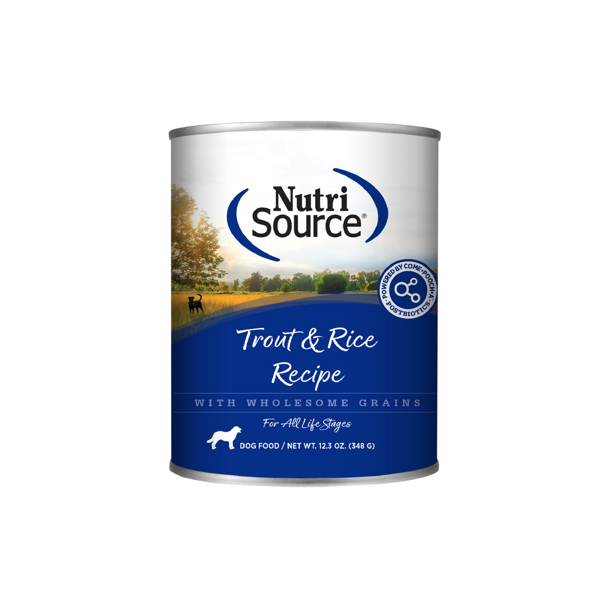 Nutrisource Trout & Rice Canned Dog Food: 5 oz