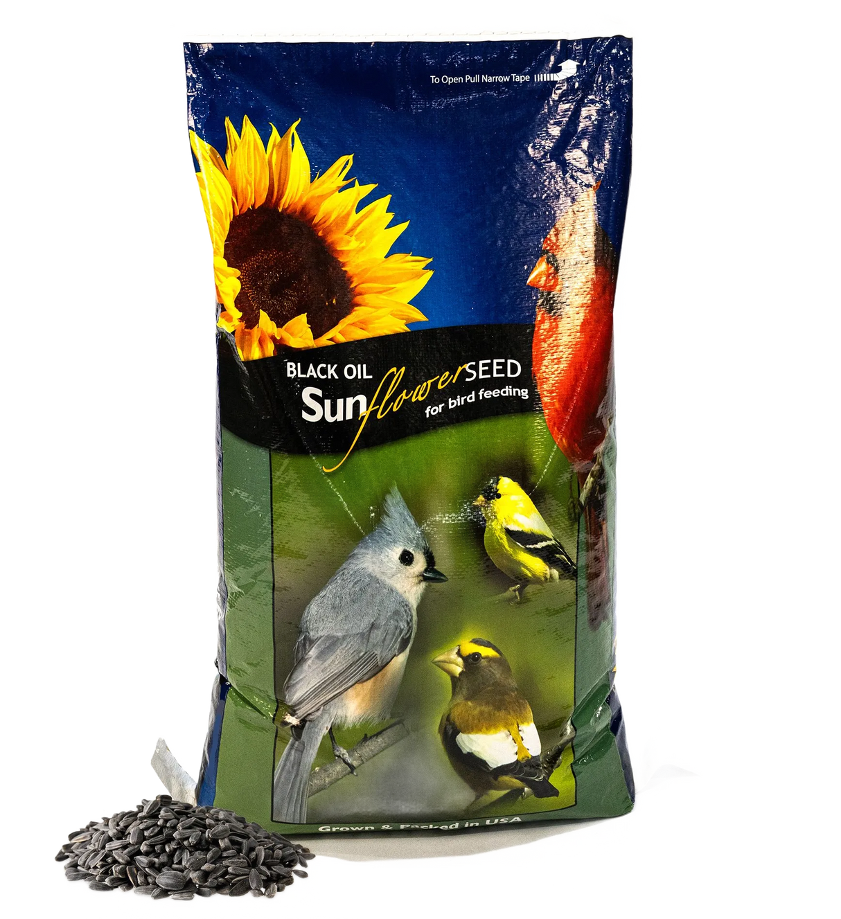 Sommer Black Oil Sunflower Bird Seed: 25 lbs