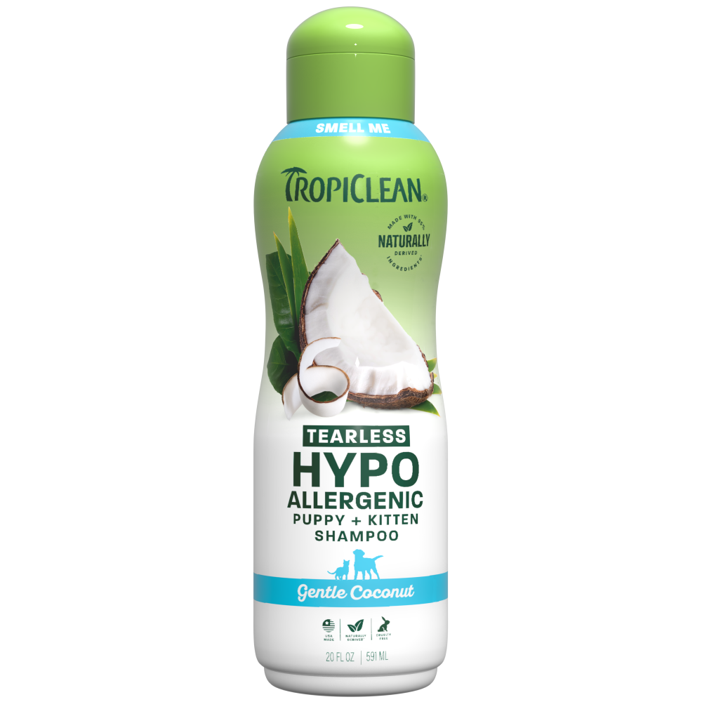 TropiClean Hypoallergenic Coconut Shampoo for Pets: 20 oz