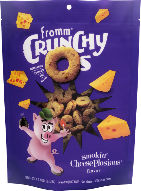 Fromm Crunchy O's Cheeseplosion Dog Treats