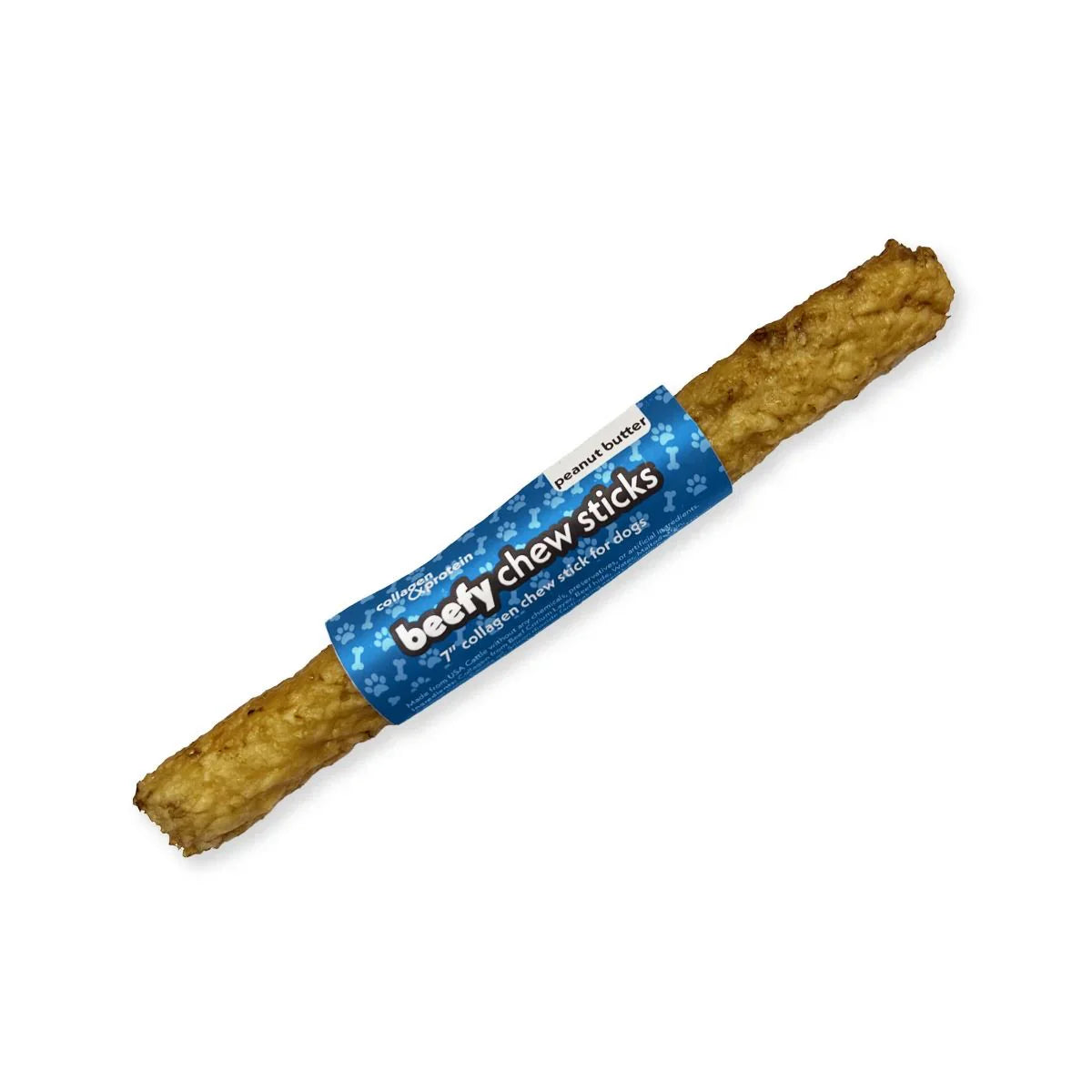 Frankly Peanut Butter Collagen Chew Dog Treat: 7"