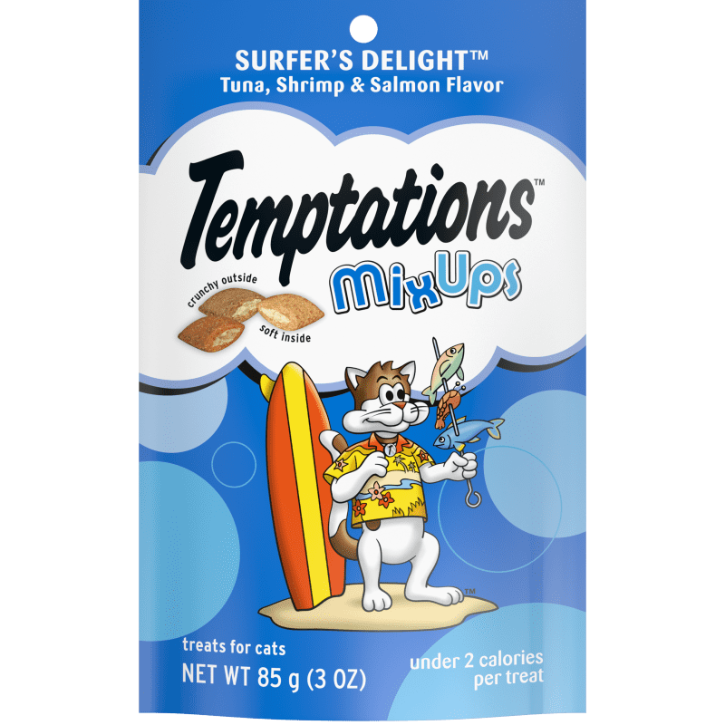 Temptation Surfers Delight Mix-up Cat Treats: Value Size 16oz