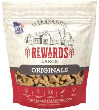 Wholesomes Rewards Large Original Dog Treats: 3 lbs