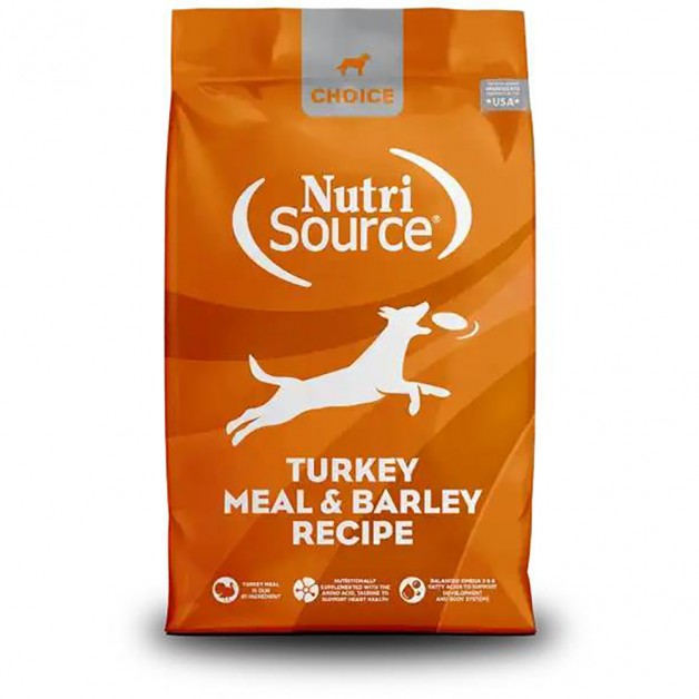 NutriSource Choice Turkey Meal & Barley Recipe Dry Dog Food: 5 lbs