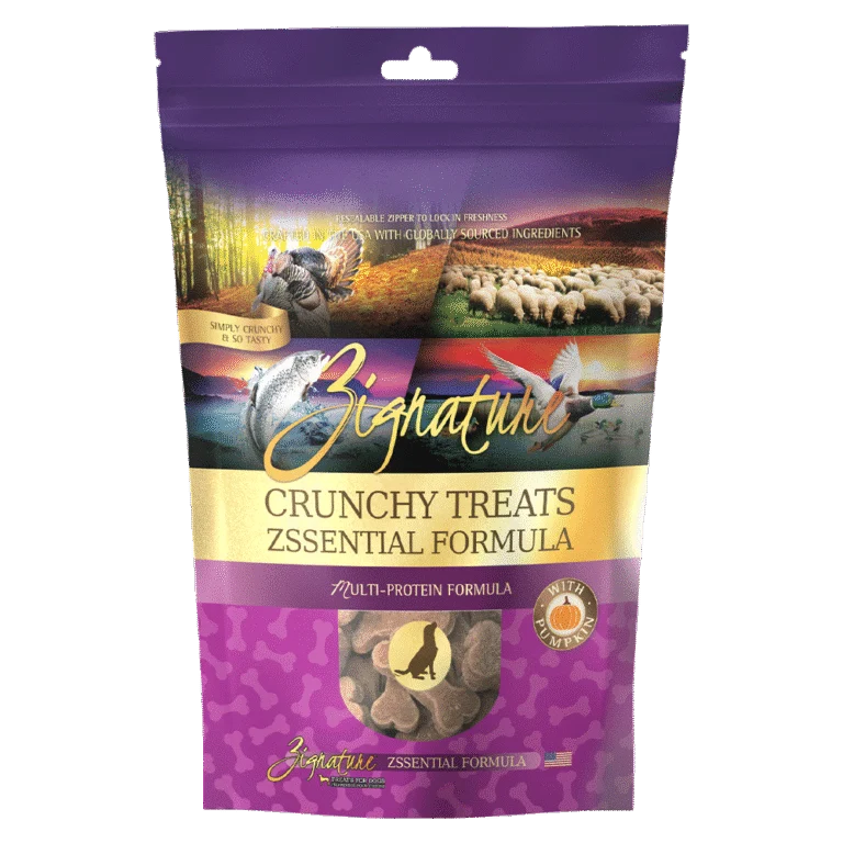 Zignature Ziggy Bar Grain Free Dog Treats: 12 oz