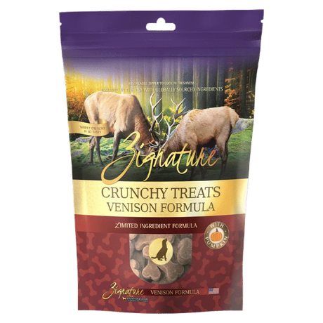 Zignature Ziggy Bar Grain Free Dog Treats: 12 oz