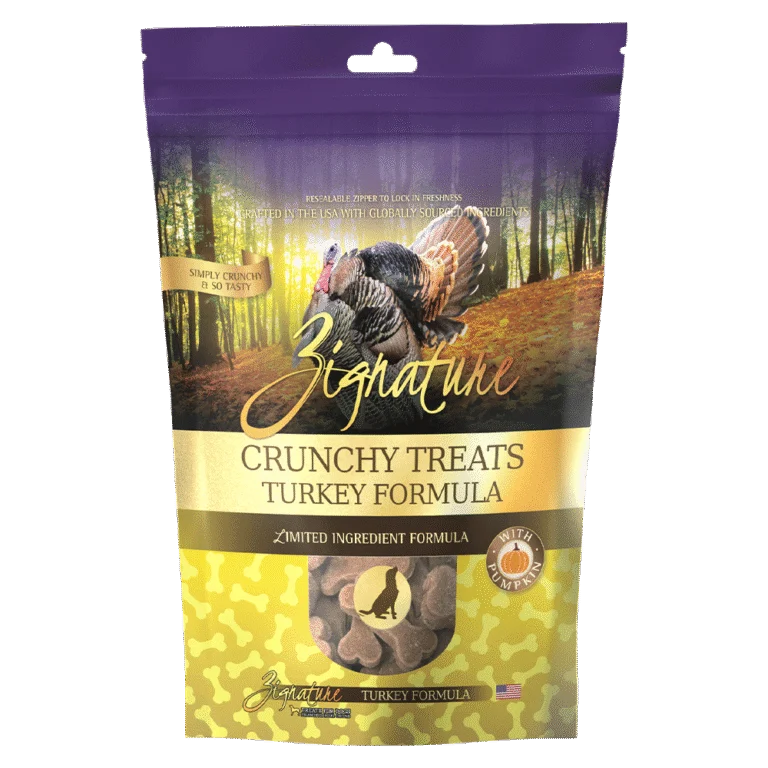 Zignature Ziggy Bar Grain Free Dog Treats: 12 oz