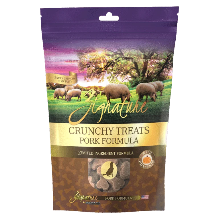 Zignature Ziggy Bar Grain Free Dog Treats: 12 oz