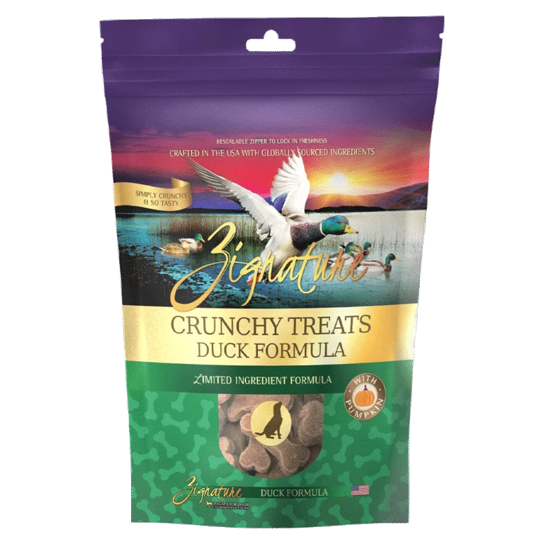 Zignature Ziggy Bar Grain Free Dog Treats: 12 oz