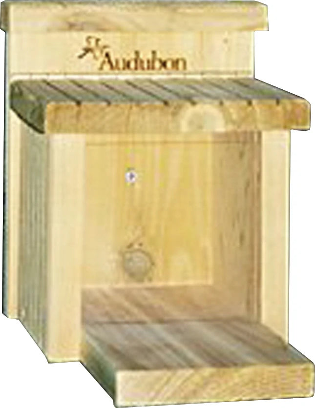 Squirrel Munch Box Feeder Tan 1.75 lb cap Audubon