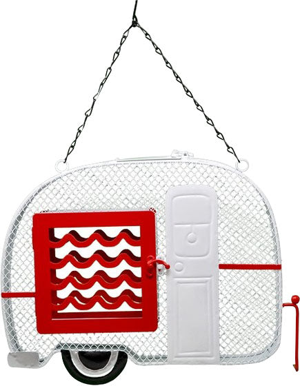 Cozy Camper Mesh seed and suet feeder