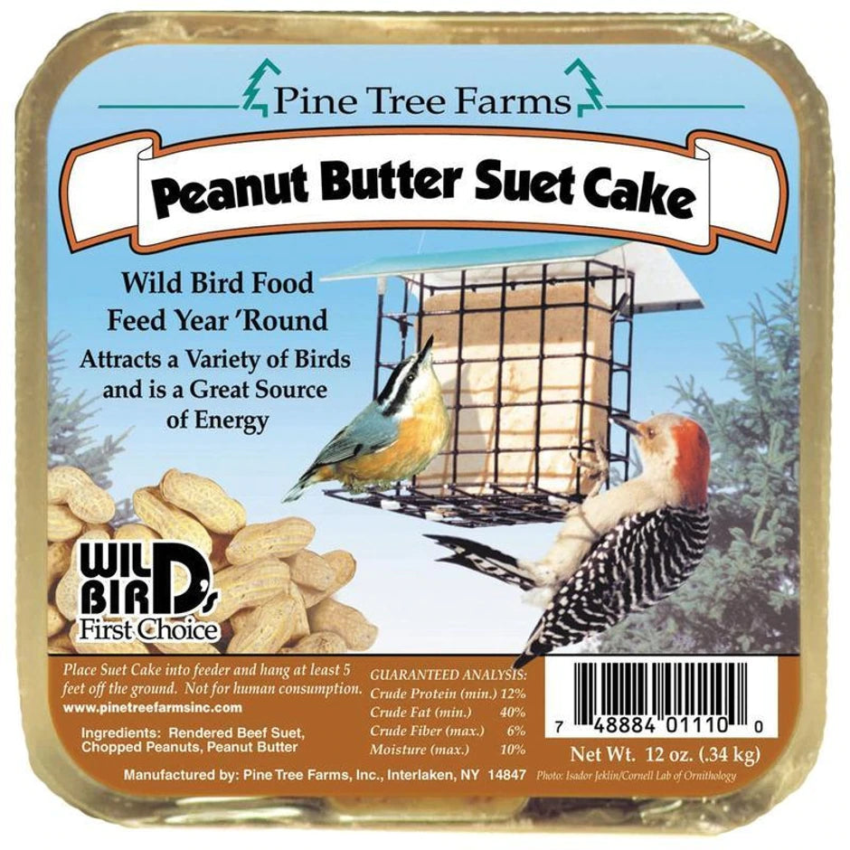 Pine Tree Farms Peanut Butter Suet: 4888401110 12oz