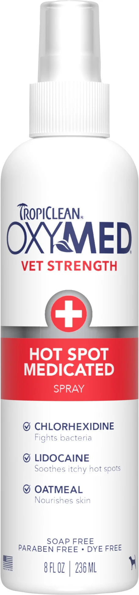Tropiclean Oxymed Hot Spot Spray 8 oz
