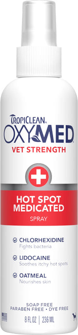 Tropiclean Oxymed Hot Spot Spray 8 oz