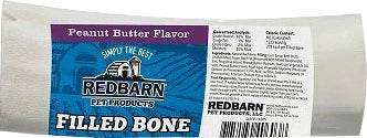 Redbarn Large Peanut Butter Filled Bone for Dogs