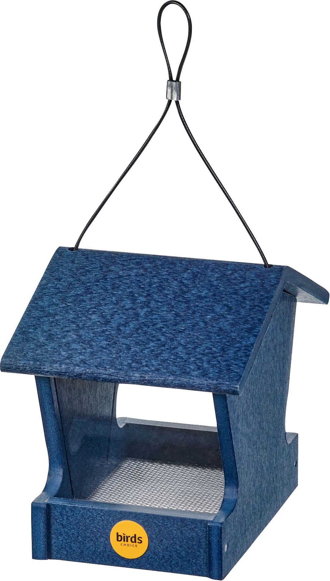 Bird's Choice Recycled Plastic Hopper Feeder - Blue