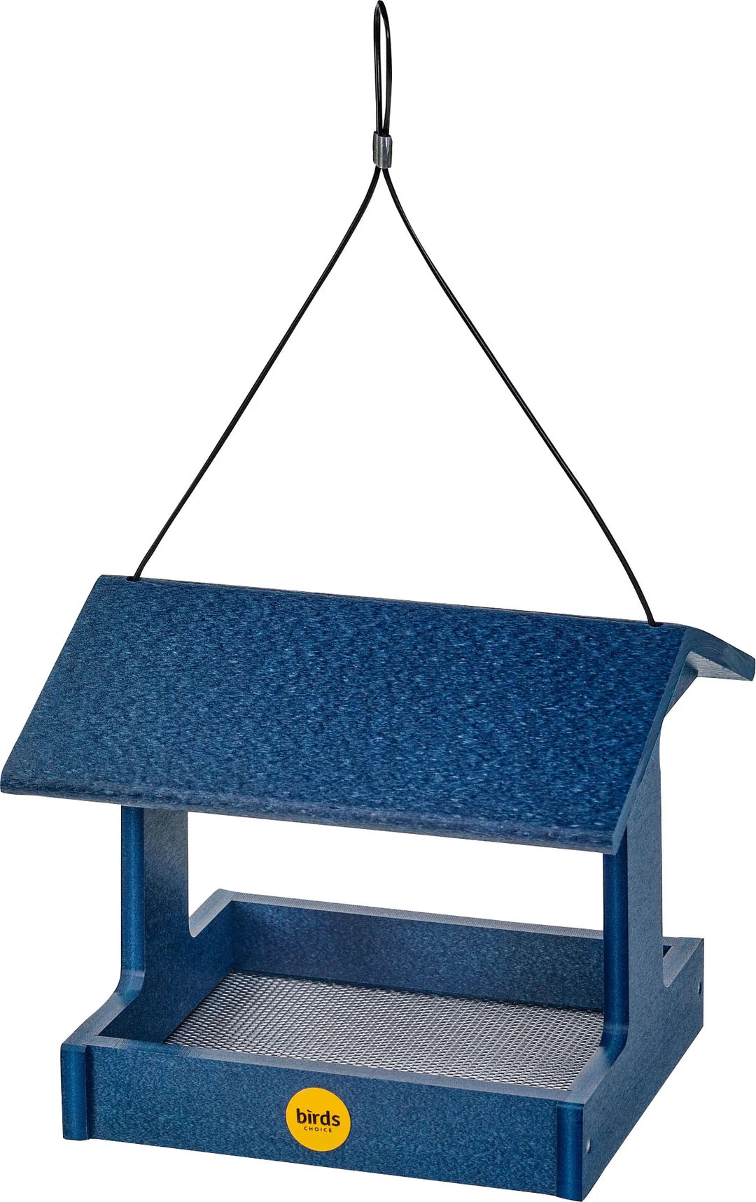 Bird's Choice Recycled Plastic Fly Thru Feeder - Blue