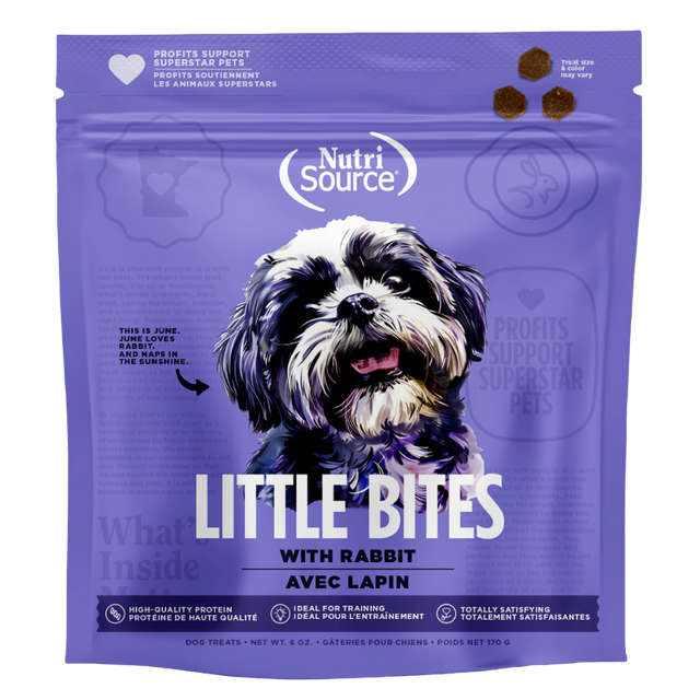 NutriSource Little Bites Rabbit Dog Treat