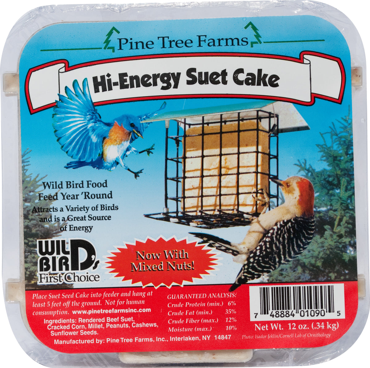 Pine Tree Farms / Birdwatcher's Best Suet Cakes - 11-12 oz