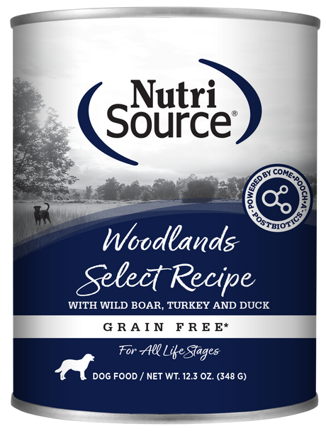 NutriSource Woodlands Select Grain Free Wet Dog Food