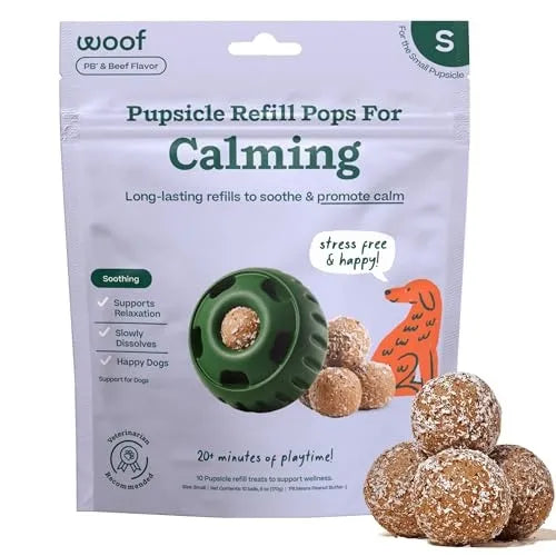 Woof Dog Pupsicle Calming Refill Pop: SM 6oz
