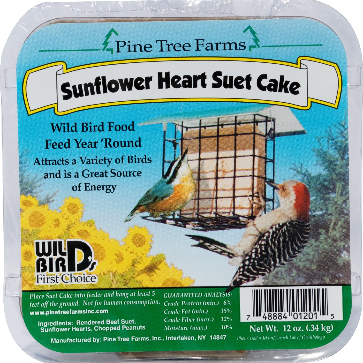 Pine Tree Farms / Birdwatcher's Best Suet Cakes - 11-12 oz