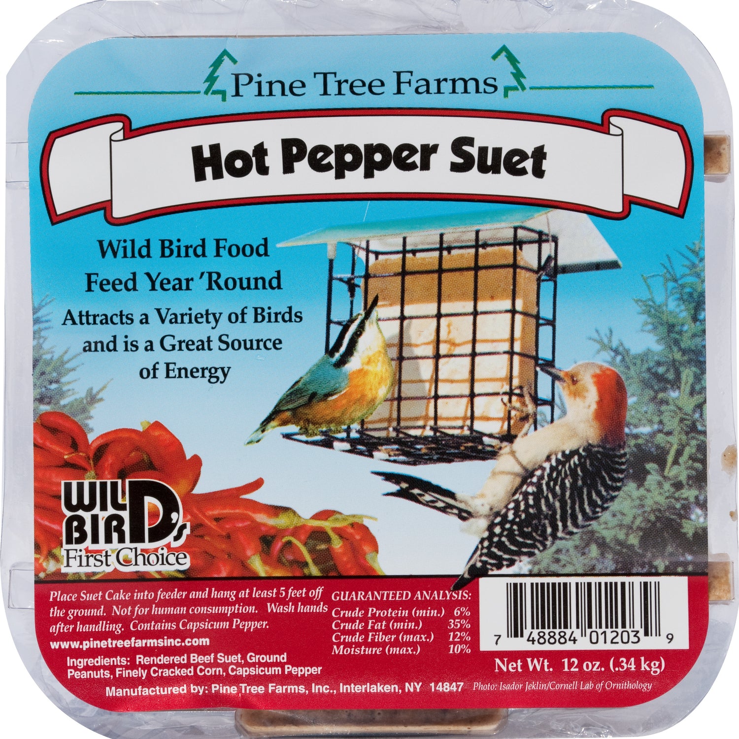 Pine Tree Farms / Birdwatcher's Best Suet Cakes - 11-12 oz