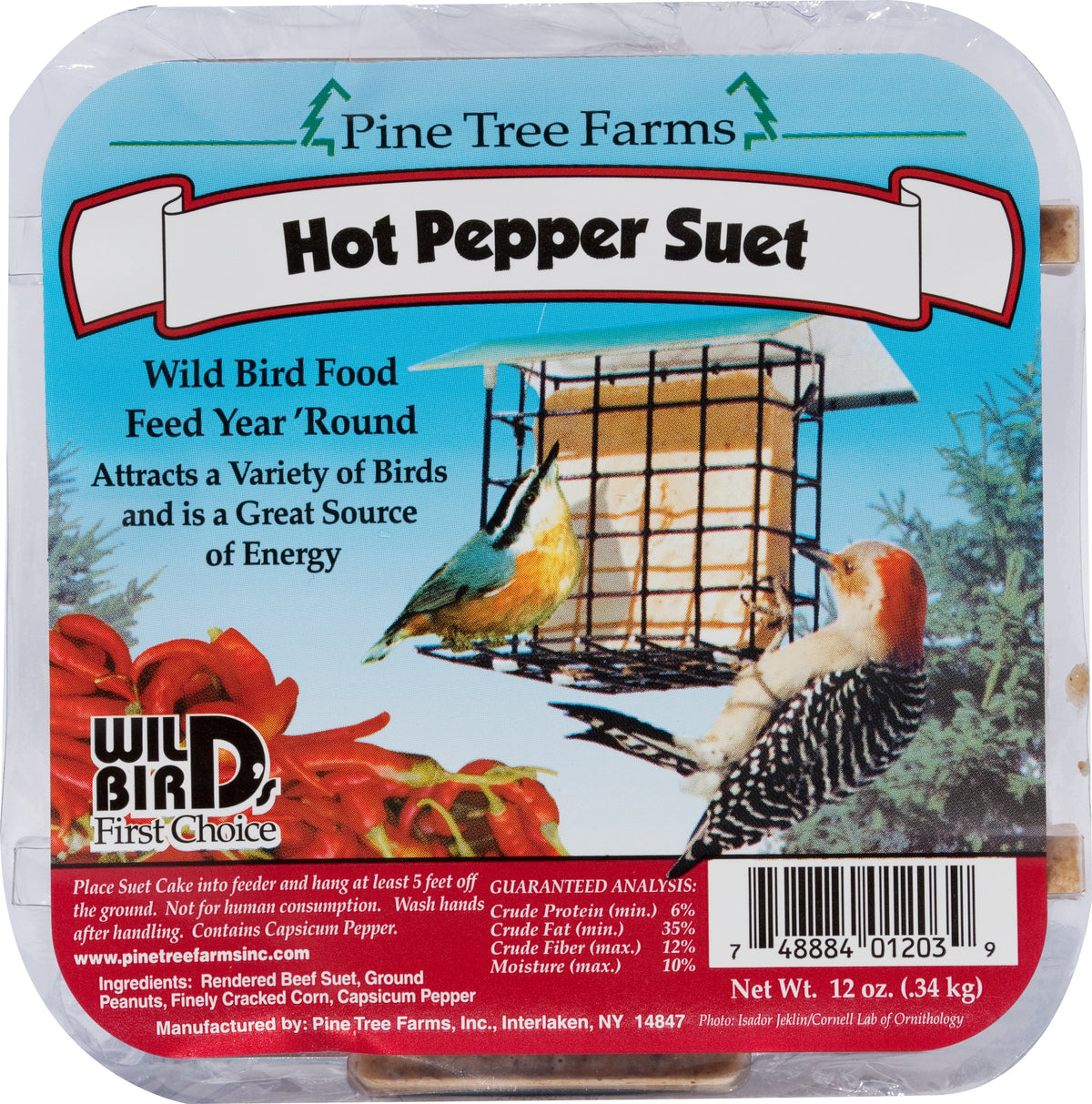 Pine Tree Farms / Birdwatcher's Best Suet Cakes - 11-12 oz