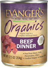 Evanger's Organics Canned Dog Food