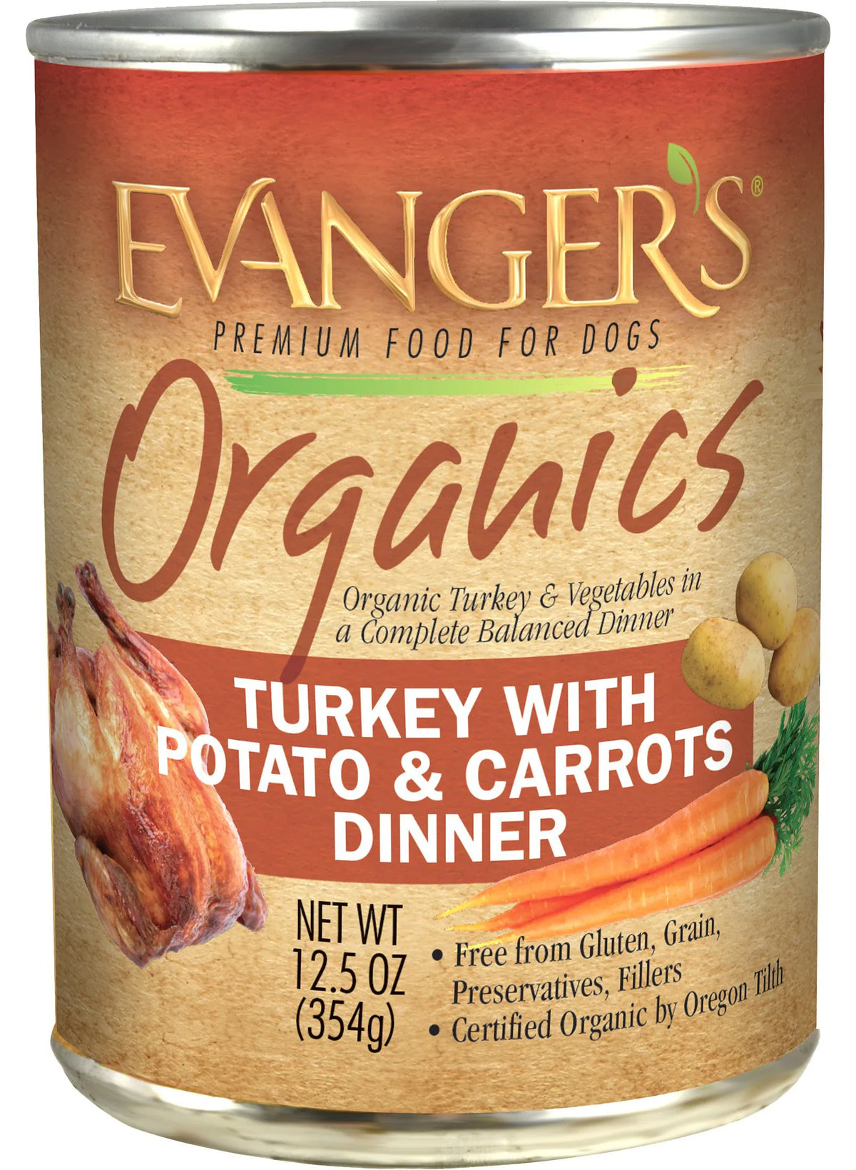 Evanger's Organics Canned Dog Food