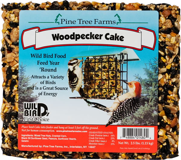 Pine Tree Farms Woodpecker Seed Cakes 8 oz 2 pk