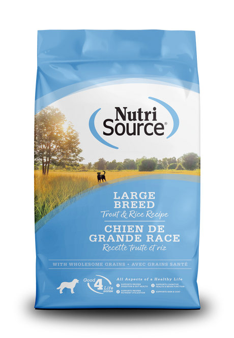 NutriSource® Large Breed Trout & Rice Recipe Dog Food