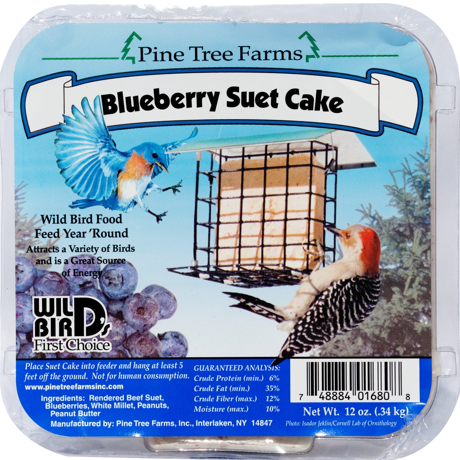 Pine Tree Farms / Birdwatcher's Best Suet Cakes - 11-12 oz