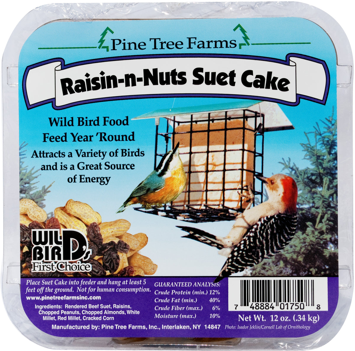 Pine Tree Farms / Birdwatcher's Best Suet Cakes - 11-12 oz