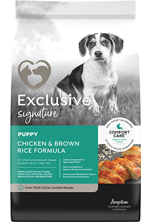 Exclusive Signature Puppy Chicken Rice Dry Dog Food: 30 lbs