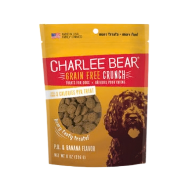 Charlee Bear Grain Free Crunchy Dog Treats: 8 oz